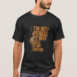 ハンタおもしろいーパパIはフィットネスディアフリーザーHunに Tシャツ
