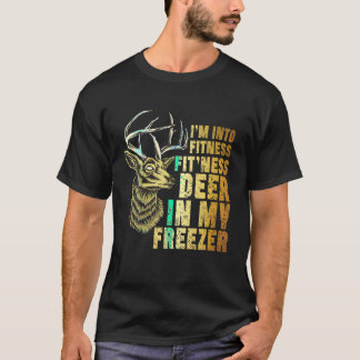 ハンタおもしろいーパパIはフィットネスディアフリーザーHunに Tシャツ