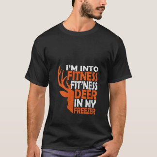 ハンタおもしろいーパパIはフィットネスディアフリーザーHunに Tシャツ