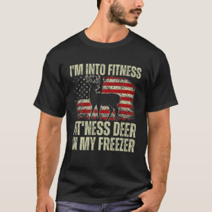 ハンタおもしろいーパパIはフィットネスディアフリーザーHunに Tシャツ