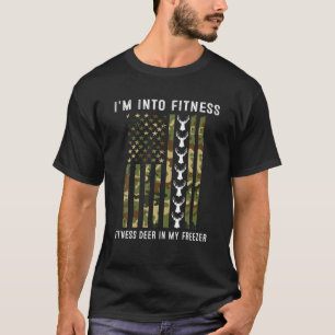 ハンタおもしろいーパパIはフィットネスディアフリーザーHunに Tシャツ