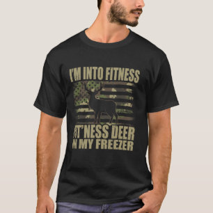 ハンタおもしろいーパパIはフィットネスディアフリーザーHunに Tシャツ