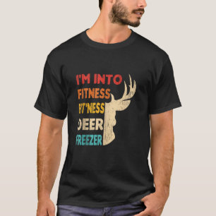 ハンタおもしろいーパパIはフィットネスディアフリーザーHunに Tシャツ