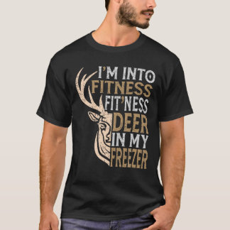 ハンタおもしろいーパパIはフィットネスディアフリーザーHunに Tシャツ