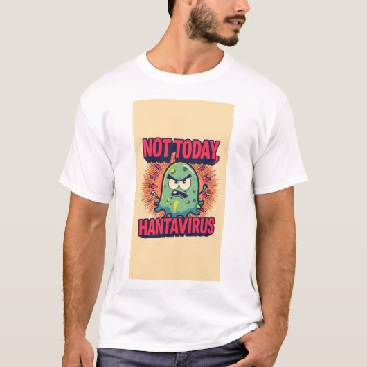 ハンタウイルスには負けない Tシャツ (正面)