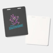 ハンタウイルスに感染 バッジ (正面＆裏面)