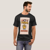 ハンタウイルスは今日はダメ - 面白いキャラクターの病原体Tシャツ Tシャツ (正面フル)