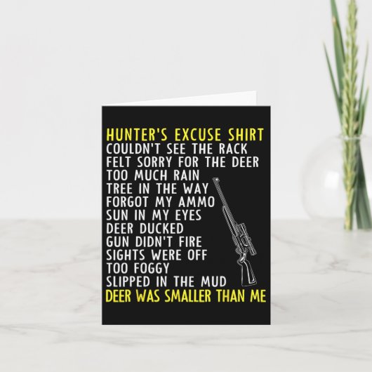 ハンターおもしろいの言い訳 – シーズン狩り-パパバックD カード (正面)