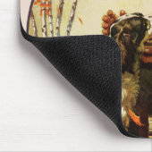 ハンターおよびスパニエル犬 マウスパッド (コーナー)