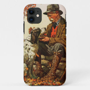 ハンターおよびスパニエル犬 iPhone 11 ケース