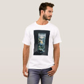 ハンターおよび女性のエナメルを塗られた装飾 Tシャツ (正面フル)