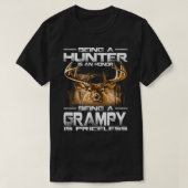 ハンターであることは名誉であり、GRAMPYは価格 Tシャツ (デザイン正面)