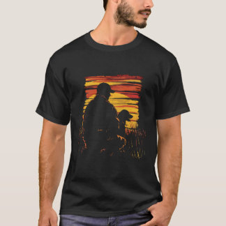 ハンターとその忠実な犬のヴィンテージ Tシャツ