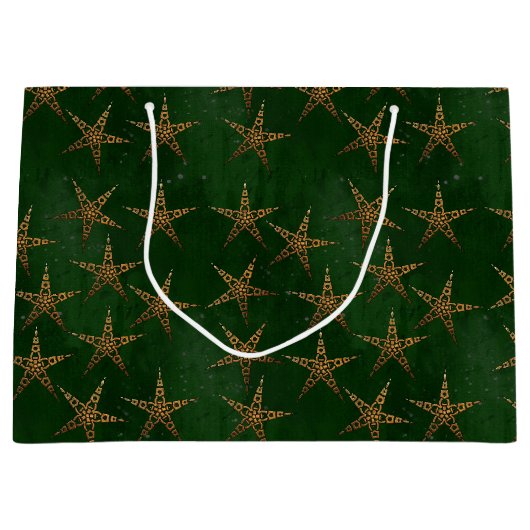 ハンターと金ゴールドケルト ラージペーパーバッグ (正面)