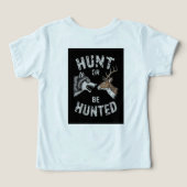 ハンターになれなかったら獲物に White Tシャツ | お洒落なストリート系 (デザイン裏面)