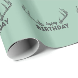 ハンターのための狩りの誕生日の包装紙 ラッピングペーパー