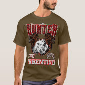 ハンターのエリートDogo Argentino Tシャツ (正面)