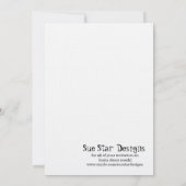 ハンターのカモ柄 おしゃれな結婚式の受付カード 招待状 (裏面)