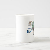 ハンターのクリスマスのBooneの中国のマグ ボーンチャイナマグカップ (正面)