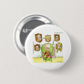 ハンターのプーチンは私の大統領トランプを得ない 缶バッジ (正面&裏面)