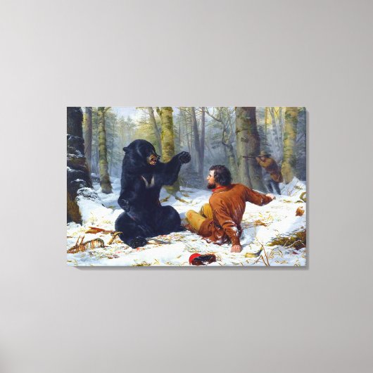 ハンターの人生タイト・フィックス・アーサー・テイト1856 キャンバスプリント (正面)