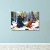 ハンターの人生タイト・フィックス・アーサー・テイト1856 キャンバスプリント (インサイチュ (ウッドフロア))