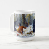 ハンターの人生タイト・フィックス・アーサー・テイト1856 コーヒーマグカップ (正面左)