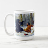 ハンターの人生タイト・フィックス・アーサー・テイト1856 コーヒーマグカップ (左)