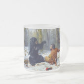 ハンターの人生タイト・フィックス・アーサー・テイト1856 フロストグラスマグカップ (正面右)