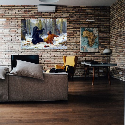 ハンターの人生タイト・フィックス・アーサー・テイト1856 ポスター