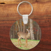ハンターの夢の鹿 キーホルダー (正面)