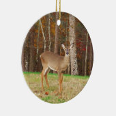 ハンターの夢の鹿 セラミックオーナメント (右)