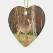 ハンターの夢の鹿 セラミックオーナメント (左)