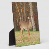 ハンターの夢の鹿 フォトプラーク (側面)