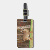 ハンターの夢の鹿 ラゲッジタグ (正面縦)