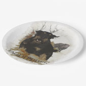 ハンターの実在紙プレートのみ ペーパープレート (アングル)