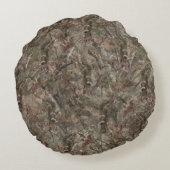 ハンターの新しいデザインの迷彩ハイトップのスニーカー ラウンドクッション (裏面)