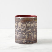 ハンターの石の芸術のパネル マグカップ (中央)