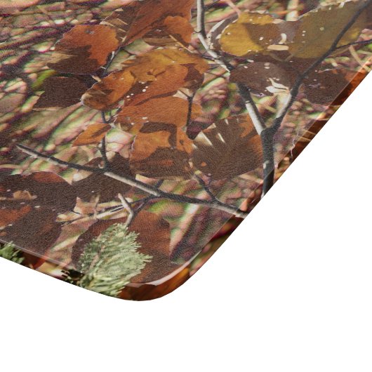 ハンターの秋自然カモフラージズ絵画デコール カッティングボード (角)