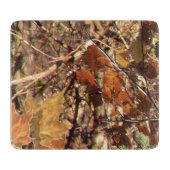 ハンターの秋自然カモフラージズ絵画デコール カッティングボード (正面)