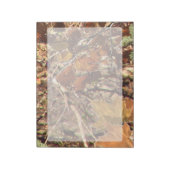 ハンターの秋自然カモフラージズ絵画デコール ノートパッド (回転)