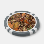 ハンターの秋自然カモフラージズ絵画デコール ポーカーチップ (シングル)