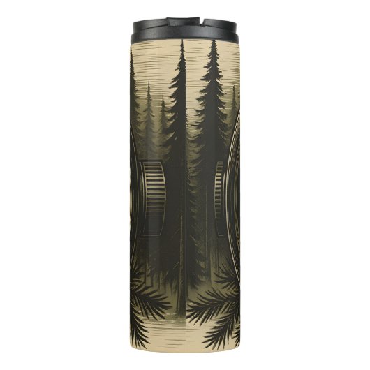 ハンターの視線と森林目標 タンブラー (裏面)