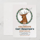 ハンターの誕生日招待状 招待状 (正面/裏面)