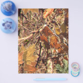 ハンターの迷彩柄カモフラージュ絵画のカスタマイズこれ！ チラシ (シングル)