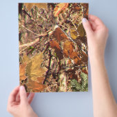 ハンターの迷彩柄カモフラージュ絵画のカスタマイズこれ！ チラシ (手)