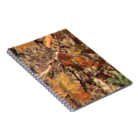 ハンターの迷彩柄カモフラージュ絵画のカスタマイズこれ! ノートブック (右側)