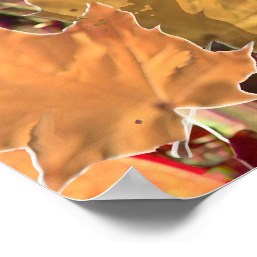 ハンターの迷彩柄カモフラージュ絵画のカスタマイズこれ！ ポスター (角)