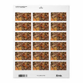 ハンターの迷彩柄カモフラージュ絵画のカスタマイズこれ! ラベル (フルシート)