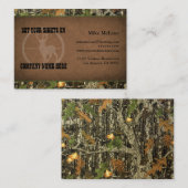 ハンターの迷彩柄名刺 名刺 (正面/裏面)